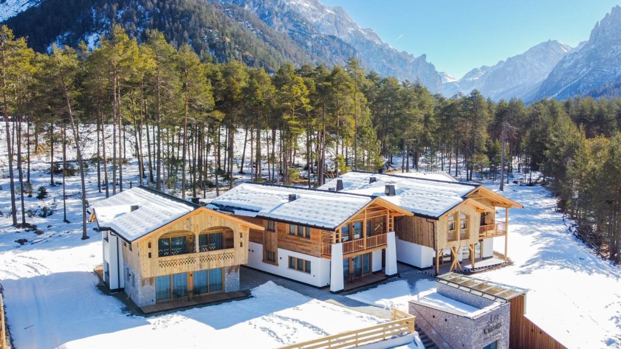 Les Ciases Chalets Dolomites St. Vigil Exterior foto