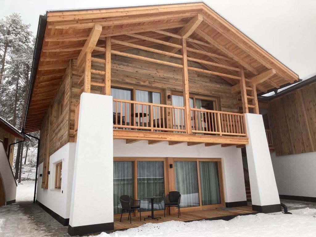Les Ciases Chalets Dolomites St. Vigil Exterior foto