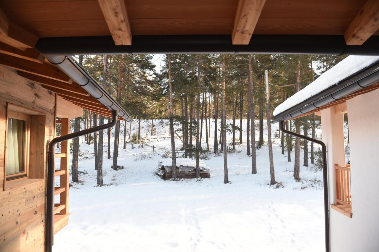 Les Ciases Chalets Dolomites St. Vigil Exterior foto