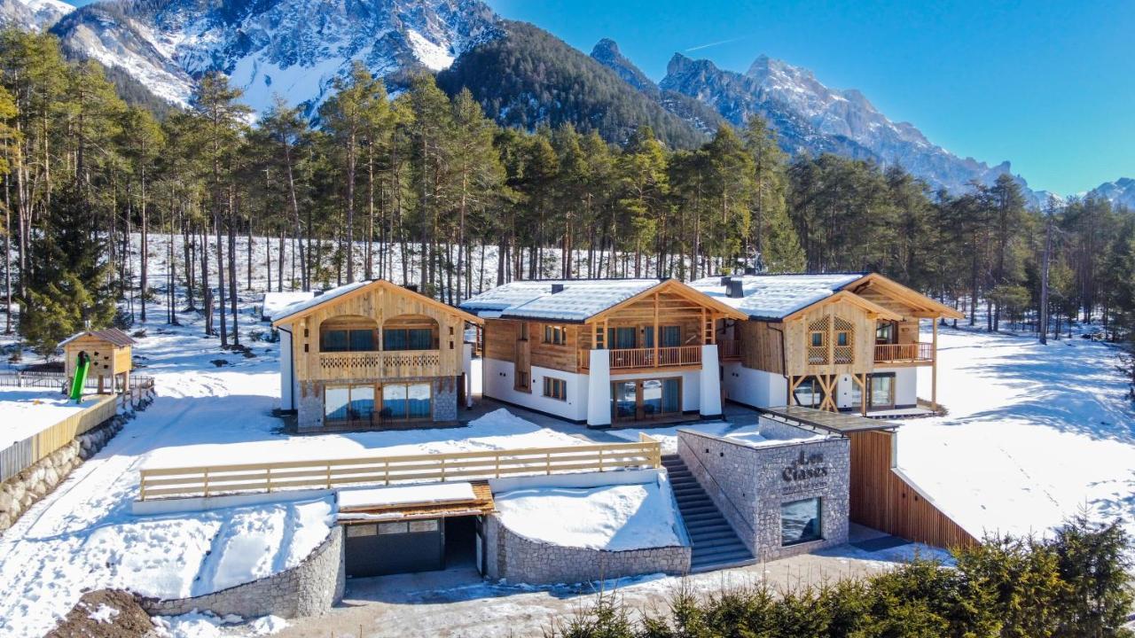 Les Ciases Chalets Dolomites St. Vigil Exterior foto