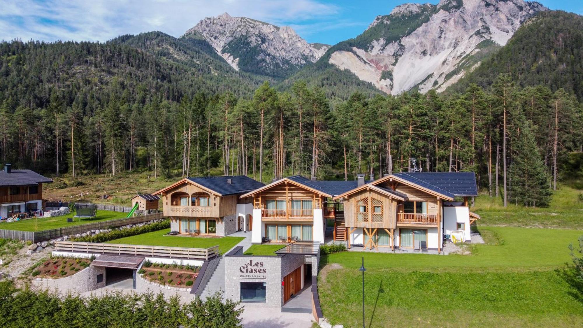 Les Ciases Chalets Dolomites St. Vigil Exterior foto